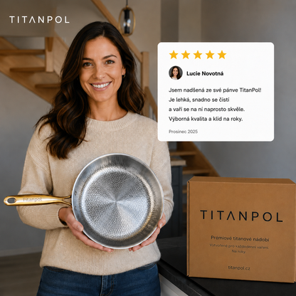 TitanPol® Titanová Pánev Nutri Pan Pro
